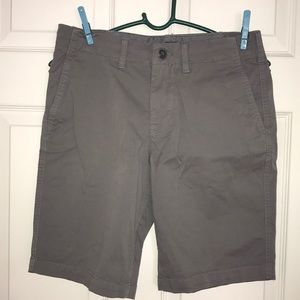 Express slim grey shorts